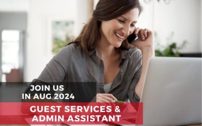 Vacancy – Guest Services & Administrative Assistant